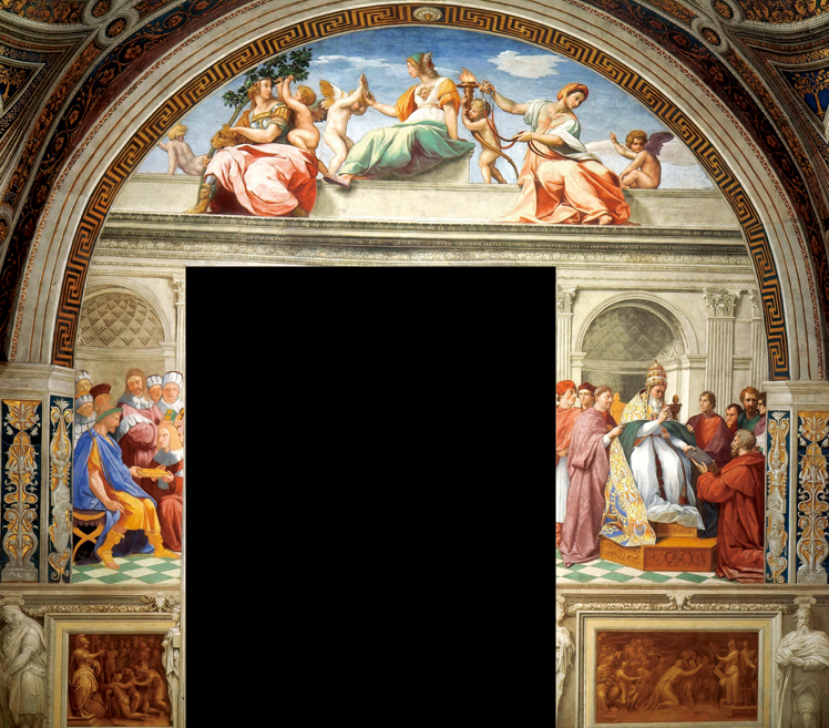   拉斐尔·桑西  Raffaello Santi——署名室壁画 (6)